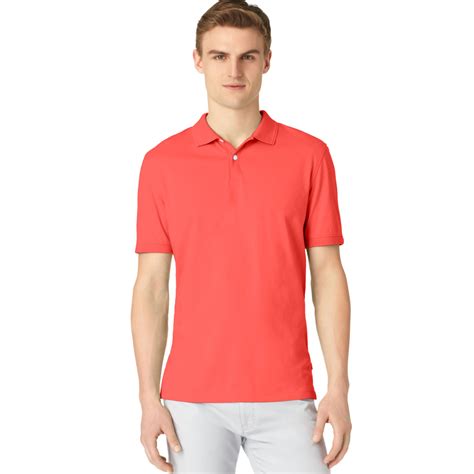 calvin klein liquid cotton polo.